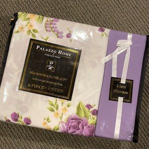 NIB queen microfiber sheet 6 piece set  super soft